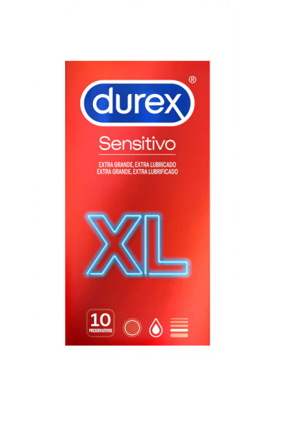 DUREX SENSITIVO XL PRESERVATIVOS 10 U