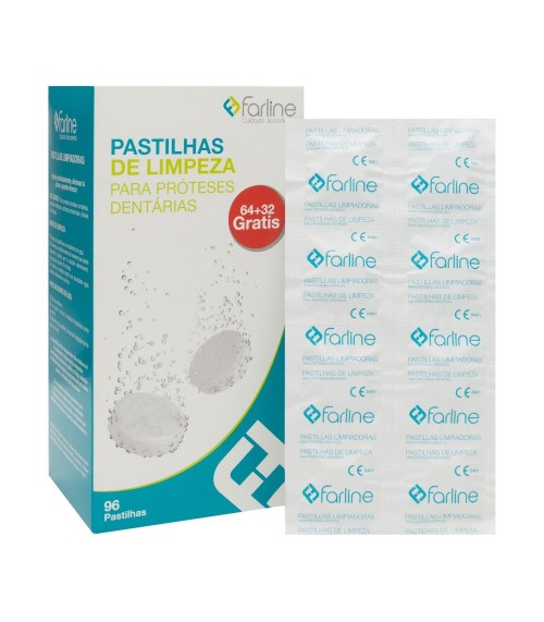 FARLINE PASTILLAS LIMPIADORAS LIMPIEZA PROTESIS