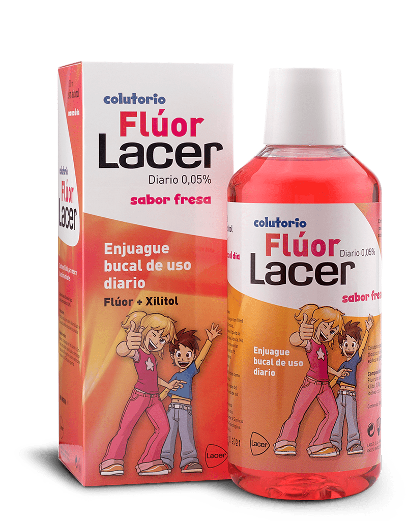 LACER JUNIOR COLUTORIO DIARIO 0,05 % FRESA 500ML