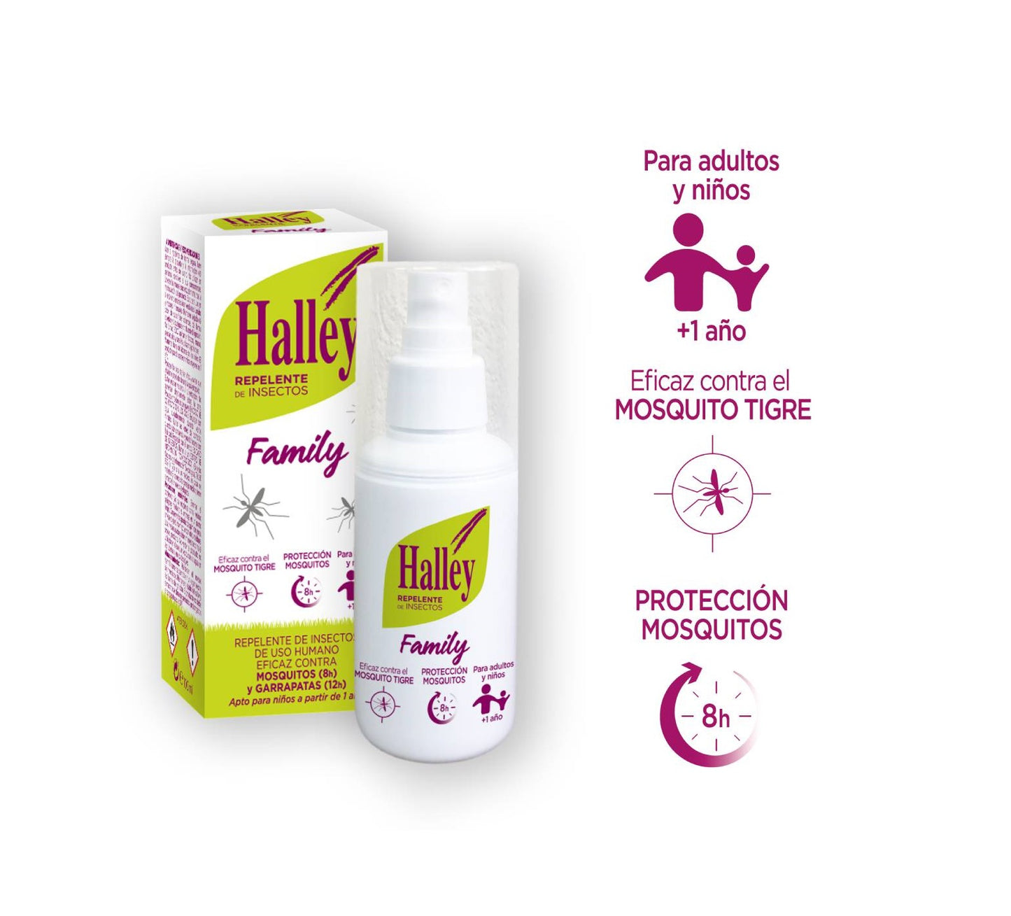 HALLEY REPELENTE INESCTOS FAMILY SPRAY 100ML