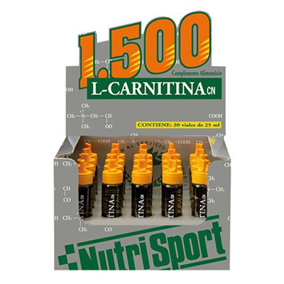 NUTRISPORT L-CARNITINA 1.500 NARANJA 1 VIAL