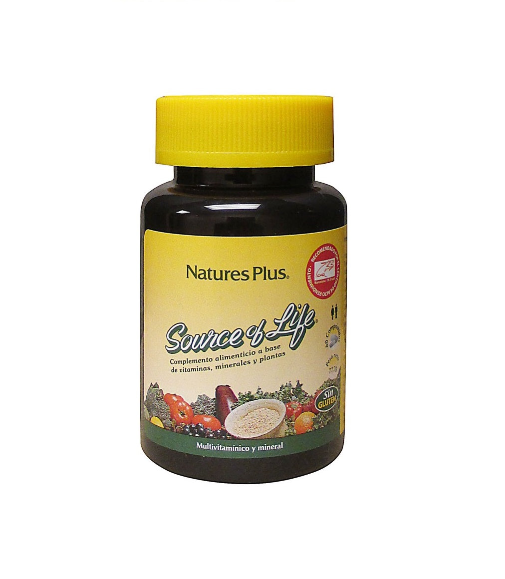 NATURE'S PLUS SOURCE OF LIFE 60 COMPRIMIDOS