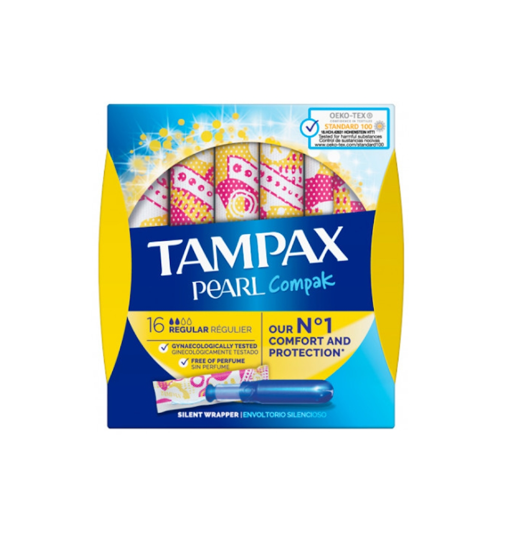 TAMPAX COMPAK PEARL REGULAR 16U