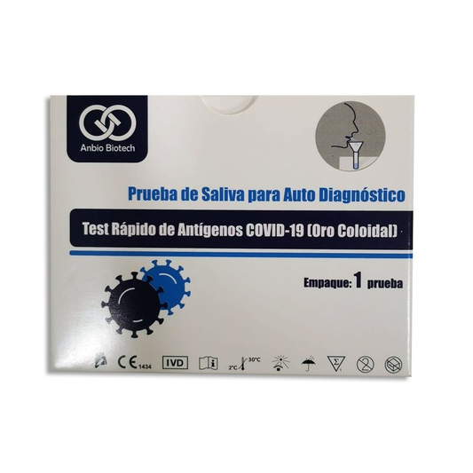 TEST ANTIGENOS ANBIO SALIVA 1 UNIDAD