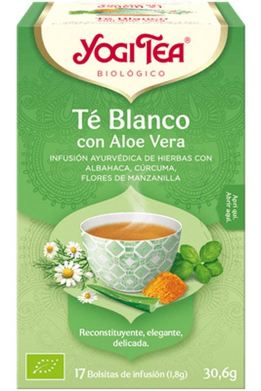 YOGITEA TE BLANCO Y ALOE VERA 17 BOLSITAS